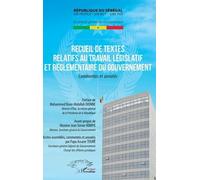 Recueil De Textes Relatifs Au Travail Législatif Et Réglementaire Du Gouvernement - Commentés Et Annotés