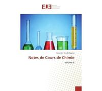 Recueil d'exercices de notes de cours de chimie - Alexandre Mwabi Ngama - Universitaires Europeennes - broché - Manuel