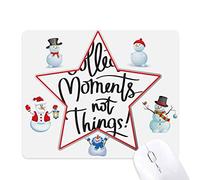recueillir les moments de ne pas citer le bonhomme de neige étoile tapis de souris