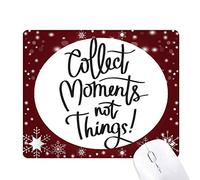 recueillir les moments de ne pas citer tapis de souris en hiver flocon de neige