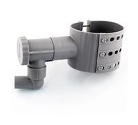 Récupérateur / Collecteur d'eau de pluie en PVC Gris + Scie cloche