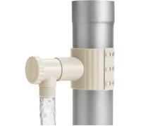 Récupérateur / Collecteur d'eau de pluie Sable + scie pour descente de 75 à 100 mm