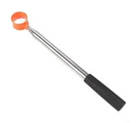 Récupérateur de balles de golf télescopique en acier inoxydable avec double face et poignée en caoutchouc antidérapant pour récupération des dangers d'eau, extension de 2,7 m ou 3,7 m (2,7 m)