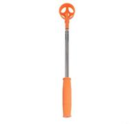 Récupérateur de balles de golf télescopique pour risques d'eau, longueur réglable jusqu'à 204 cm, outil de ramassage de balle de golf en alliage d'aluminium longue portée (orange)