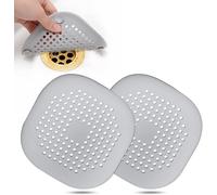 Récupérateur De Cheveux Carré En Silicone Avec Ventouse ¿ Installation Facile Pour La Douche Et Le Lavabo