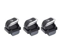 Récupérateur de fenêtre latéral Lever Switch avec Lumière Rouge pour A3 8V, Chrome Window Glass Lifter(8VD959855A 3pcs)