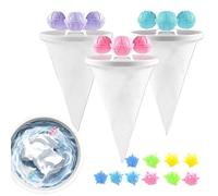 Récupérateur de Filtres à Peluches pour Machine à Laver | 3 pièces réutilisables éliminateur flottant avec 10 balles - Anti-poils d'animaux en machine à laver | Pour Chemises, Salle de Bain, Maison, V