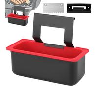 Récupérateur de gouttes pour barbecue - Insert en silicone de 15,2 cm, réservoir d'huile durable, récipient de récupération résistant à la chaleur | Récipient de récupération des graisses anti-adhésif