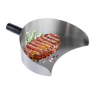 Récupérateur De Viande En Acier Inoxydable - Pelle De Barbecue Portative, Rôtissoire, Outil De Gril Shawarma Kebab, Poêle De Capture Durable Et Facile À Nettoyer Pour Griller La Viande, Accessoi