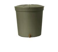 Récupérateur d'eau aérien GARANTIA - Cylindrique taupe - 300 L
