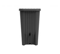 Récupérateur d'eau de pluie 150L Eda Plastiques coloris anthracite L.59,4 x l.50,3 x H.1103 cm