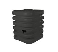 Belli – Récupérateur d'eau de pluie Cubique 1000 L – Kit raccord chéneau – Anthracite
