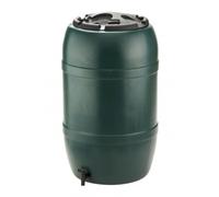 Récupérateur d'eau de pluie 210L Nature coloris noir Ø.57 x H.97 cm