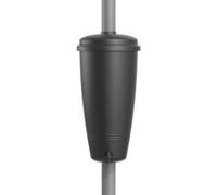 Elho Green Basics Rain Catcher 33 - Récupérateur D’Eau De Pluie pour Balcon & Extérieur - Ø 33.5 x H 73.5 cm - Noir/Living Noir