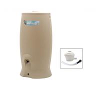 Récupérateur d'eau de pluie 500L rotomoulé RECUP'O + Kit Collecteur - Eda