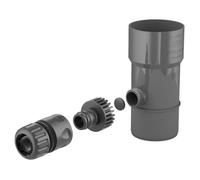Récupérateur d'eau de pluie - CELLFAST - BRYZA 90 mm - Graphite - PVC - Montage facile et durable