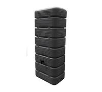 Récupérateur d'eau de pluie Dune 320 L Anthracite + Kit raccord chéneau - BelliJardin