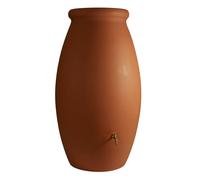 Récupérateur d'eau de pluie Jarre 1000 L + Kit raccord chéneau - Terre cuite - BelliJardin