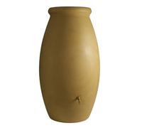 Récupérateur d'eau de pluie Jarre 500 L + Kit raccord chéneau - Beige - BelliJardin