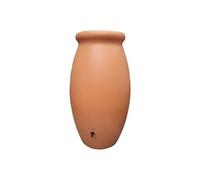 Accessoire robinet de cuve de récupération d'eau Bellijardin Récupérateur d'eau de pluie Jarre Toscane 1000 L Terre Cuite avec couvercle et robinet -