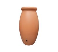Récupérateur d'eau de pluie Jarre Toscane 1000 L Terre Cuite avec couvercle et robinet - BelliJardin