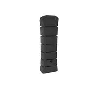 Récupérateur d'eau de pluie Latitude 300 L + Kit raccord chéneau - Anthracite -
