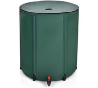Récupérateur d'eau de pluie pliable COSTWAY - 225 L - PVC - Robinet et filet filtrant pour jardin