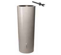 Récupérateur d'eau et bac à plantes - GRAF - Stone - 350 L - Gris - Roche volcanique