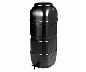 Récupérateur d'eau forme colonne Nature - 100L - Noir