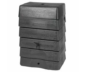 Récupérateur d'eau forme murale Nature - 168L - Anthracite