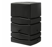 Récupérateur d'eau forme murale Nature - 450L - Anthracite