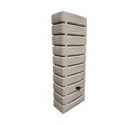 Collecteur d'eau de pluie Sweeek Récupérateur d'eau mural 300L fabrication soufflage résiste aux UV couvercle robinet fixation murale et kit raccord inclus