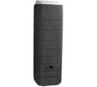 Récupérateur d'eau mural - Plastique - Anthracite - Forme rectangulaire - L60xP60XH200 cm - 650 L - BELLI