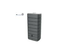 Récupérateur d'eau Récup'O + kit collecteur - Gris anthracite - 650 L - Eda