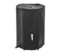 Collecteur d'eau de pluie Premium XL Récupérateur d'eau Réservoir d'eau PVC Inoxydable et Résistant aux UV 250 Litres de Capacité 60 x 88 cm [casa.pro]
