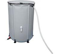 Habitat et Jardin Récupérateur d'eau Souple en PVC 250 L - Gris