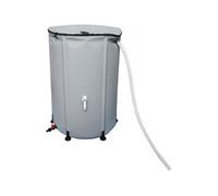 Récupérateur d'eau souple en PVC 500 L - Gris