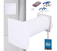 Récupérateur mural KOTARBAU® Échangeur céramique décentralisé 6 vitesses ⌀ 125 mm Ventilation Récupération de chaleur Ventilation résidentielle Système de ventilation Récupérateur Aérateur Récupératio