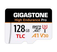 [Récupération de données Gratuite de 5 Ans] GIGASTONE Carte Micro SD 128 Go, Haute Endurance Pro Series Vitesse jusqu'à 100 Mo/s, Compatible avec Rove Viofo Vantrue, Camera embarquée