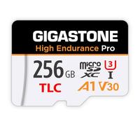[Récupération de données Gratuite de 5 Ans] GIGASTONE Carte Micro SD 256 Go, Haute Endurance Pro Series Vitesse jusqu'à 100 Mo/s, Compatible avec Rove Viofo Vantrue, Camera embarquée