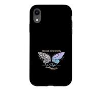 Récupération de la santé mentale Effet Papillon Guérison traumatisme Coque pour iPhone XR