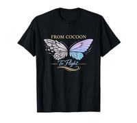 Récupération de la santé mentale Effet Papillon Guérison traumatisme T-Shirt