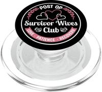 Récupération de l'amour des aidants naturels Post-opératoire Survivor Wives Club PopSockets PopGrip pour MagSafe