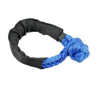 Récupération de l'anse souple | Manilles de remorquage souples pour camions | Corde à manille souple synthétique de 38 000 lb avec manchons supplémentaires pour la récupération de VTT de remorquage to