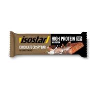 Récupération optimale après le sport avec la barre hyperprotéinée ISOSTAR chocolat crispy 30% de protéines format 55g sans édulcorants - Lot de 4