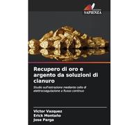 Recupero di oro e argento da soluzioni di cianuro: Studio sull'estrazione mediante cella di elettrocoagulazione a flusso continuo