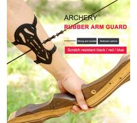Recurve Arc Flèche En Caoutchouc, Manchon De Protection Des Mains, Arcs De Caméra Durables, Entraînement, Avant-Bras, Équipement De Protection, Accessoire De Tir À L'arc