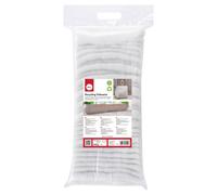 Rayher 30220000 ouate polyester recyclée sachet de 500g ouate de rembourrage très soyeuse pour des coussins mousse de rembourrage en couches pour créer des décos de Noël blanc
