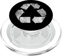 Recycle Logo Recycling Earth Day Nature Leonard Vintage Fun PopSockets PopGrip pour MagSafe
