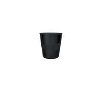 Leitz Corbeille à Papier, Capacité 15 L, 100% Recyclable, Certifié Blue Angel, Recycle, Noir, 53280095